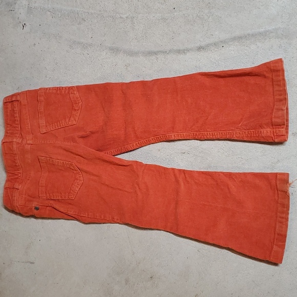 Mini Boden 5y Orange Flared Corduroys - Picture 3 of 3